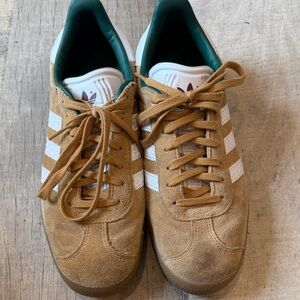 adidas Gazelle Men’s Suede Sneakers in Tan